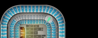 Seat view from Club III