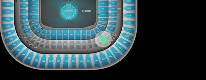 Seat view from Club III