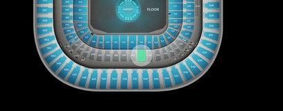 Seat view from Club II