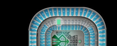 Seat view from Club
