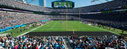 Seat view from Middle End Zone