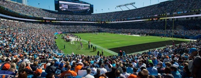 Seat view from Middle End Zone