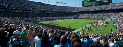 Seat view from Middle End Zone