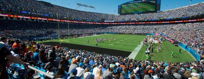 Seat view from Middle End Zone