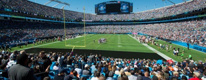 Seat view from Middle End Zone