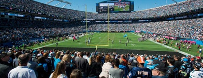 Seat view from Middle End Zone