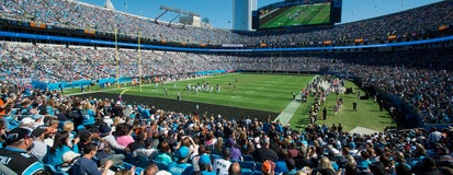 Seat view from Middle End Zone