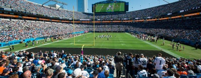 Seat view from Middle End Zone