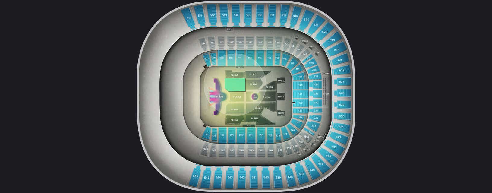 Seat view from Floor