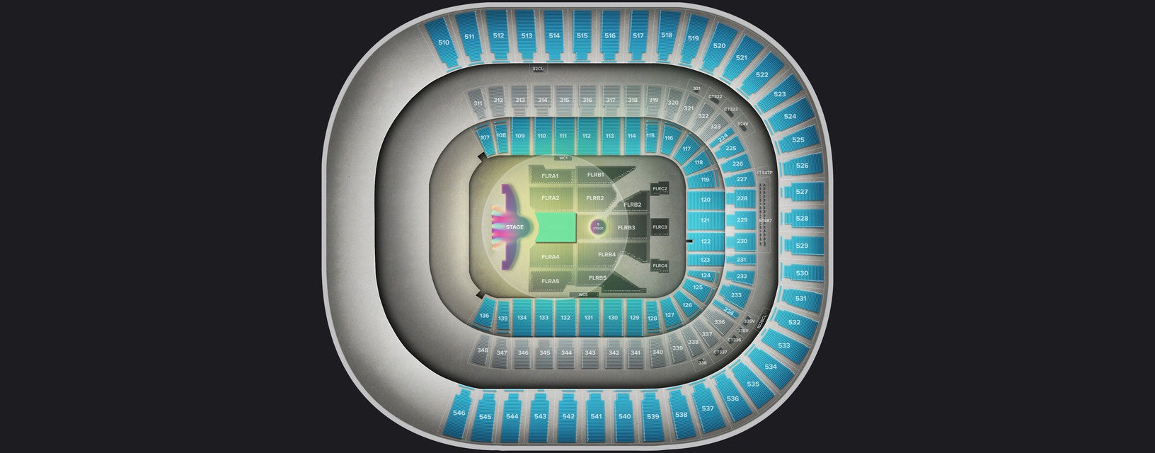Seat view from Floor