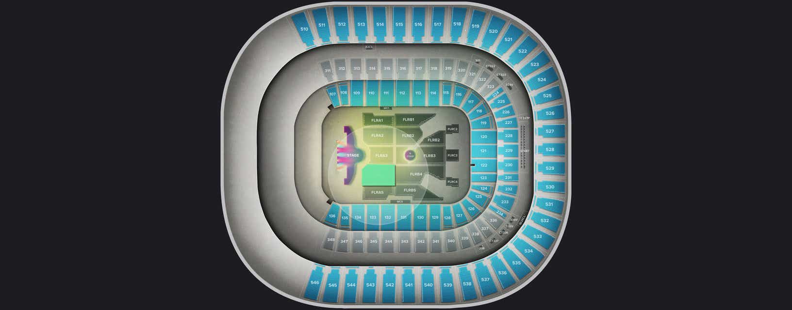 Seat view from Floor