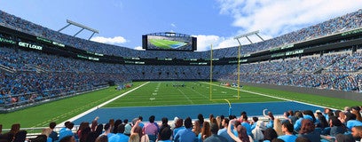Seat view from Lower End Zone