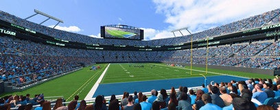 Seat view from Lower End Zone