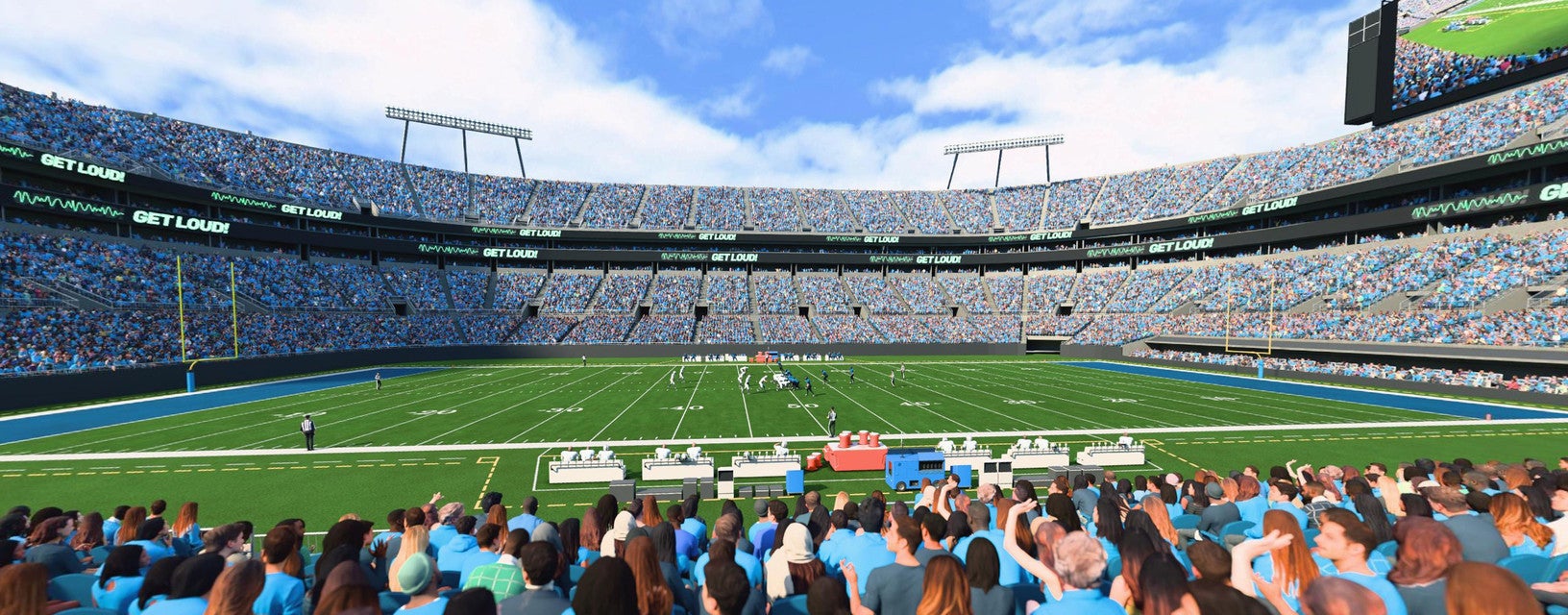 Seat view from Lower Sideline
