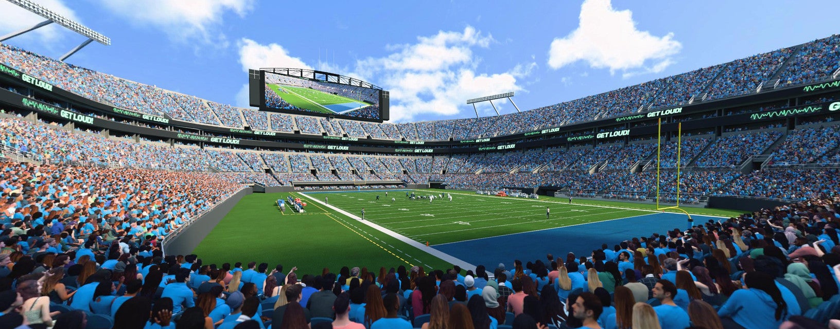 Seat view from Lower End Zone