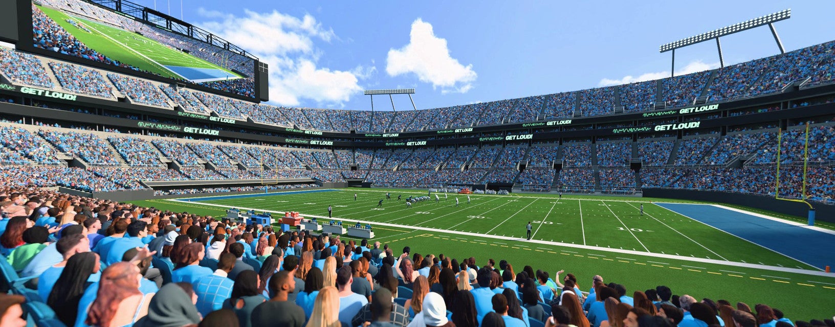 Seat view from Lower Sideline