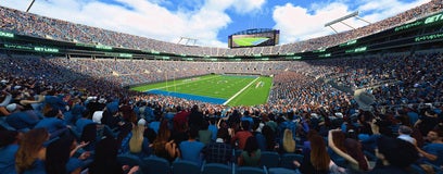 Seat view from Middle End Zone