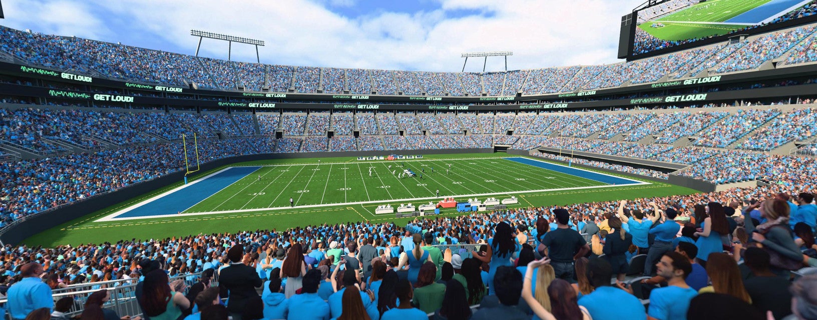 Seat view from Club