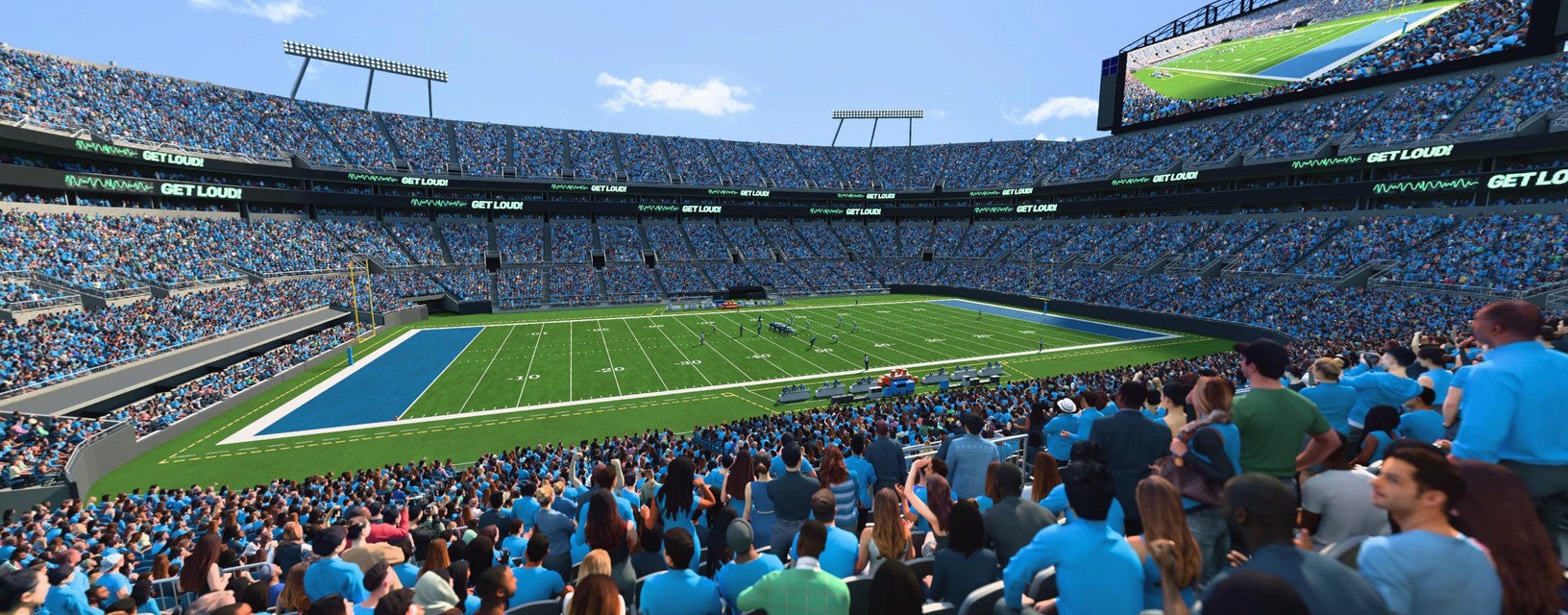 Seat view from Club