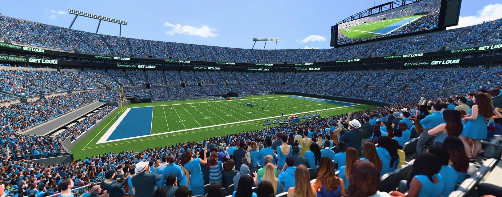 Seat view from Club