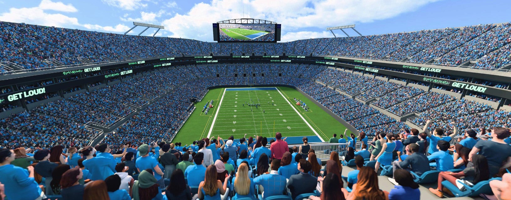 Seat view from Upper End Zone