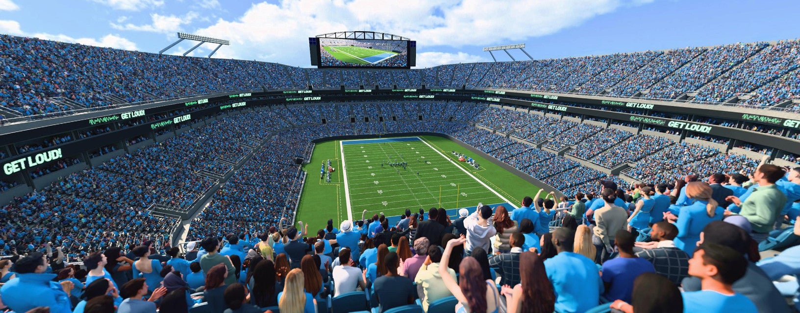Seat view from Upper End Zone