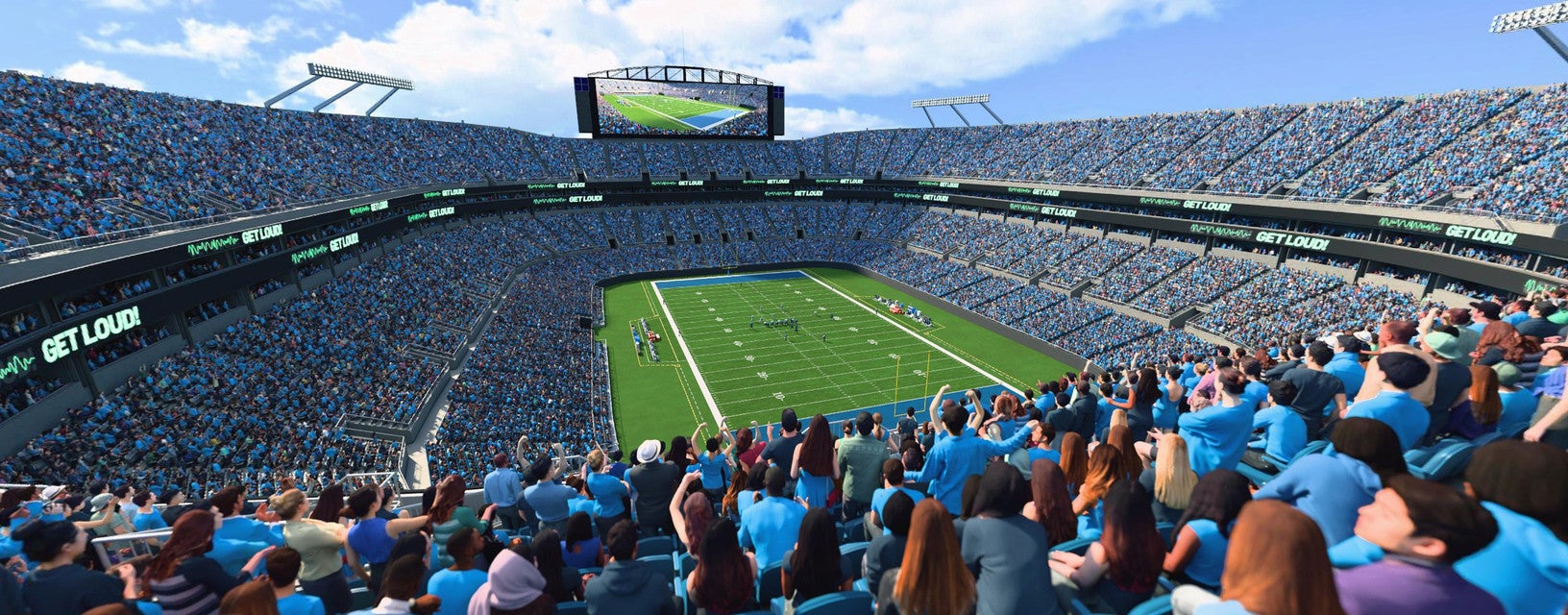 Seat view from Upper End Zone