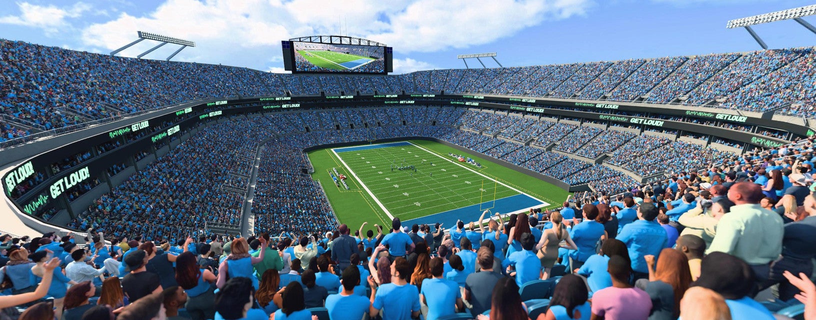 Seat view from Upper End Zone