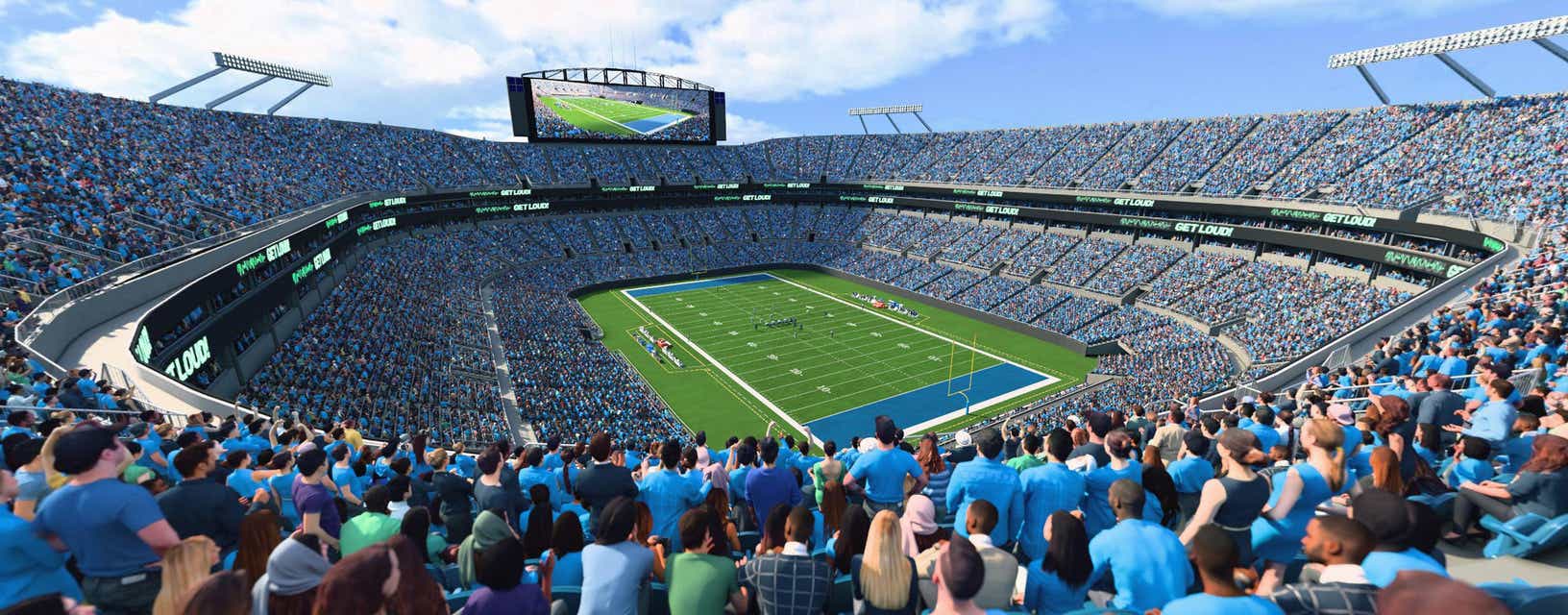 Seat view from Upper End Zone