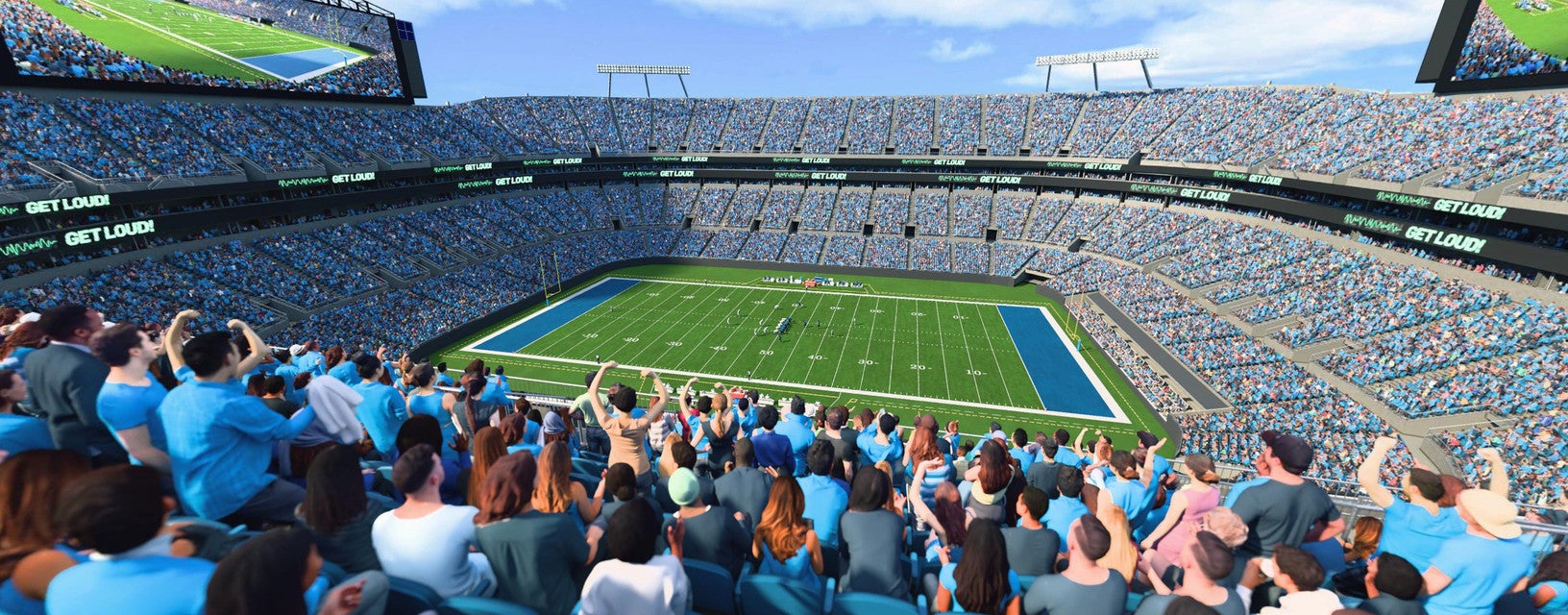 Seat view from Upper Sideline