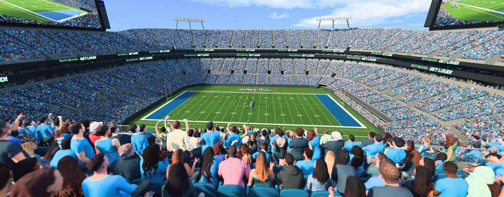 Seat view from Upper Sideline