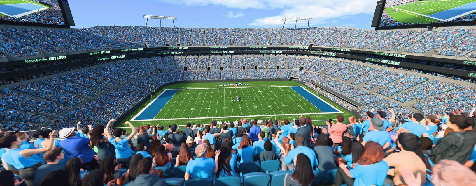 Seat view from Upper Sideline