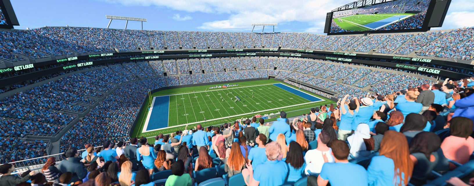 Seat view from Upper Sideline