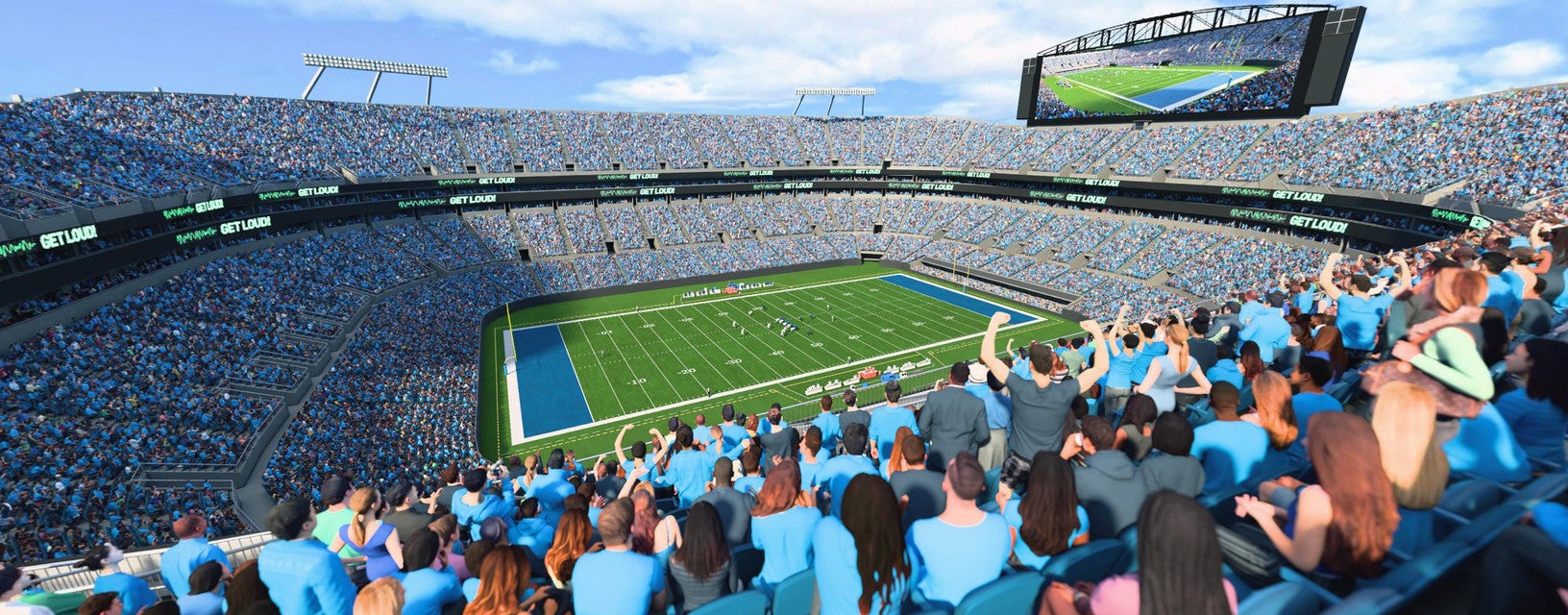 Seat view from Upper Sideline
