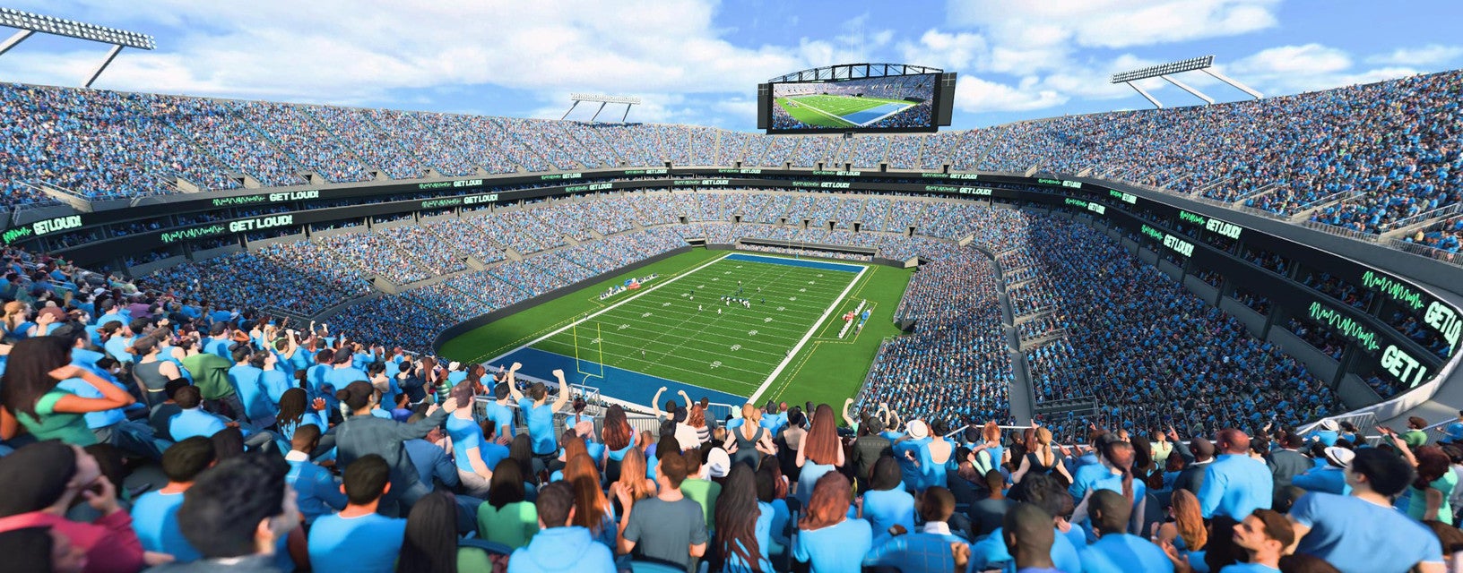 Seat view from Upper End Zone