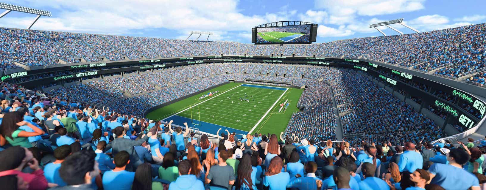 Seat view from Upper End Zone