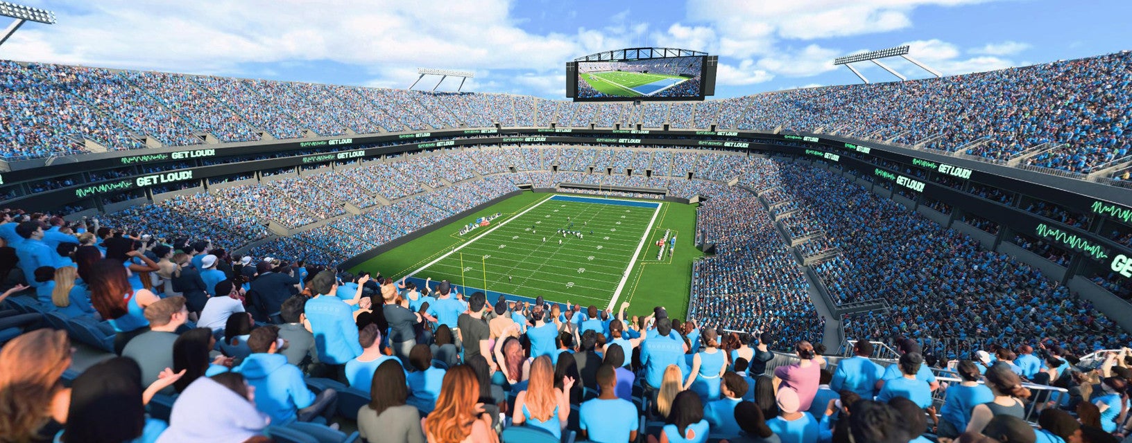 Seat view from Upper End Zone