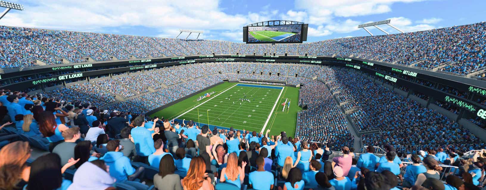 Seat view from Upper End Zone