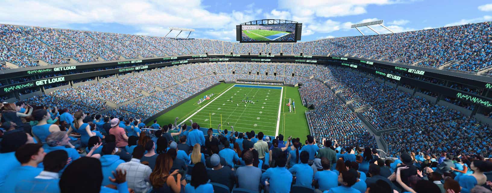 Seat view from Upper End Zone