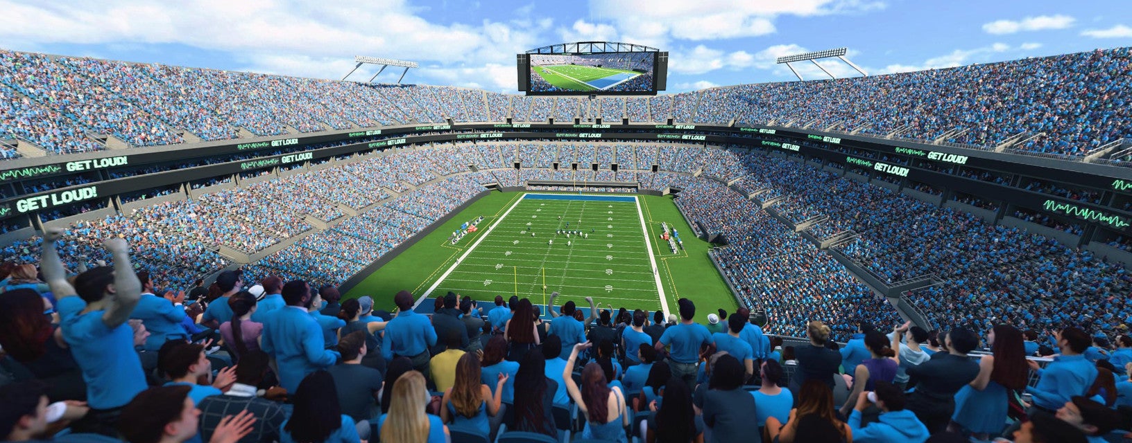 Seat view from Upper End Zone
