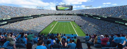 Seat view from Upper End Zone