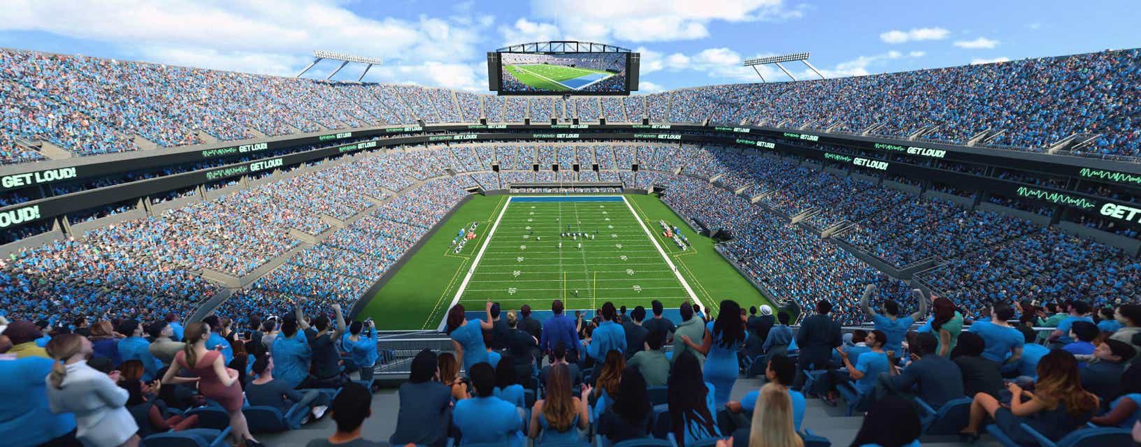 Seat view from Upper End Zone