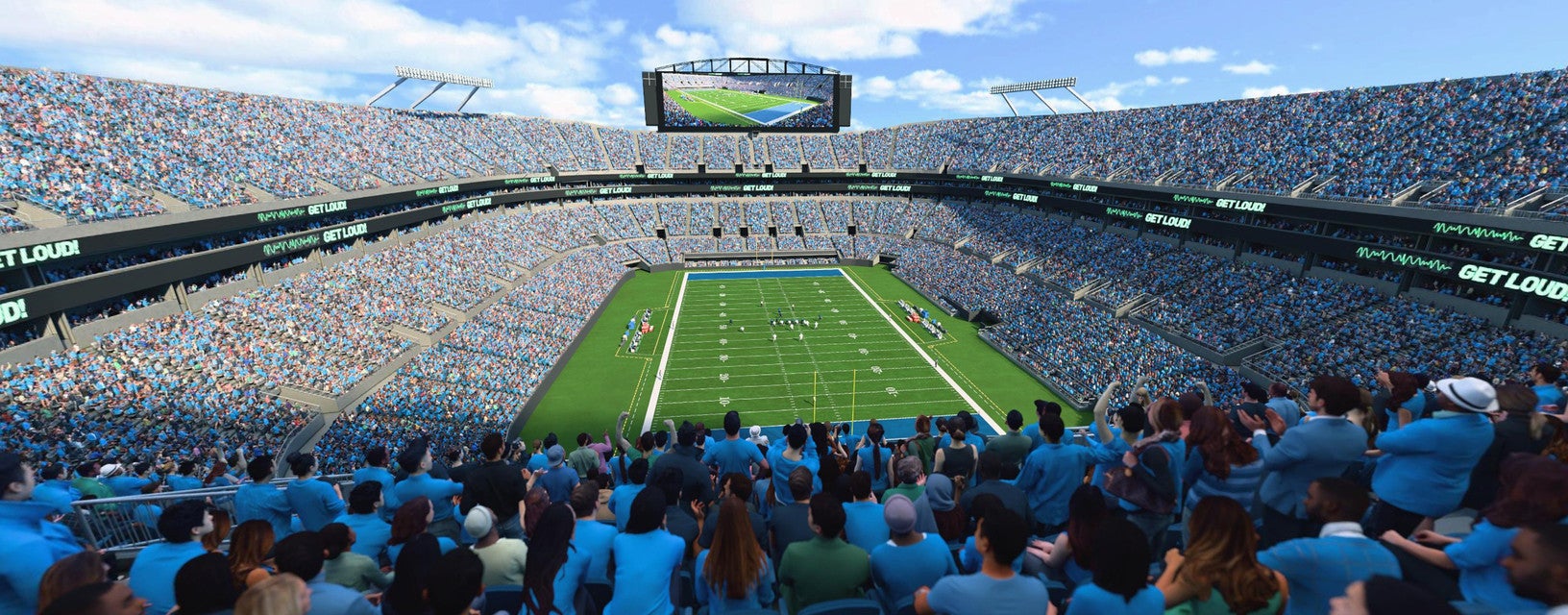 Seat view from Upper End Zone