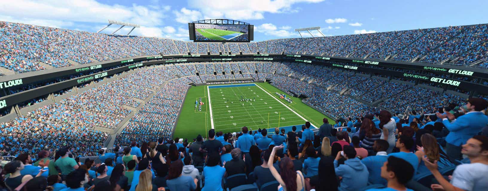 Seat view from Upper End Zone
