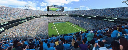 Seat view from Upper End Zone