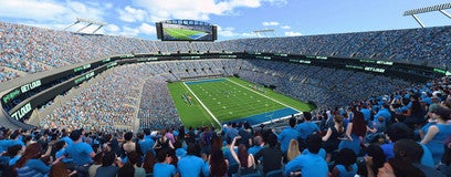 Seat view from Upper End Zone