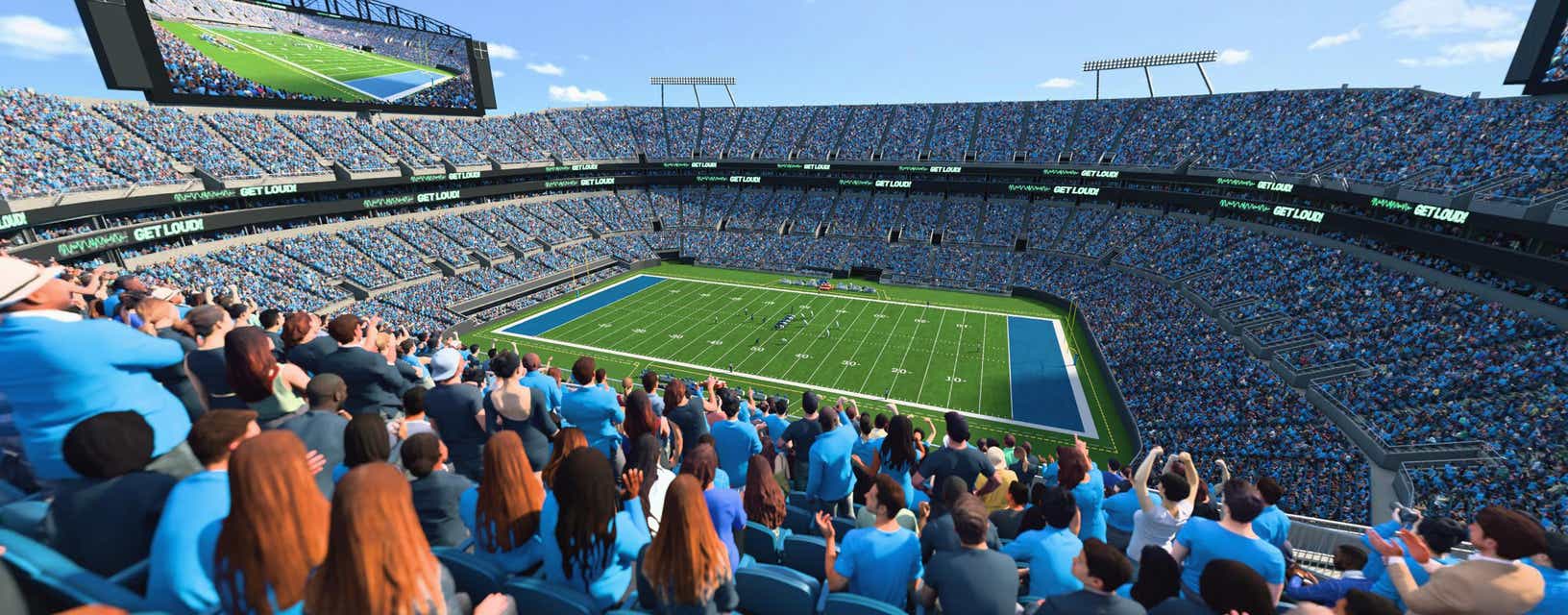 Seat view from Upper Sideline