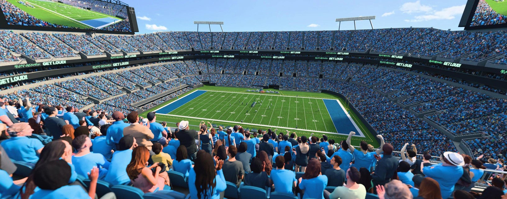 Seat view from Upper Sideline