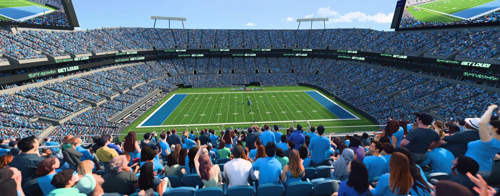 Seat view from Upper Sideline