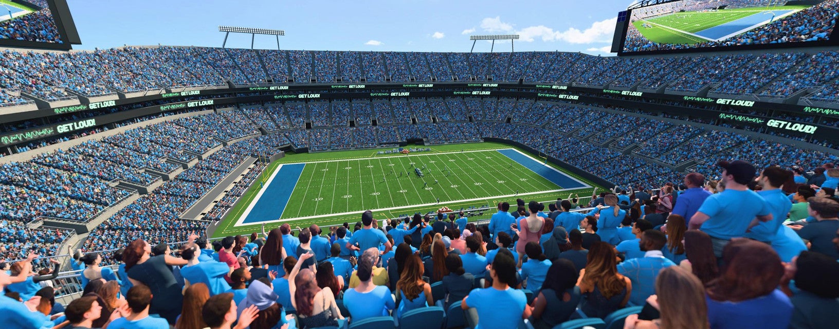 Seat view from Upper Sideline